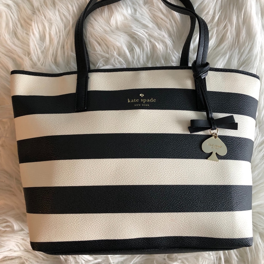 Kate Spade Striped Hawthorne Lane Tote